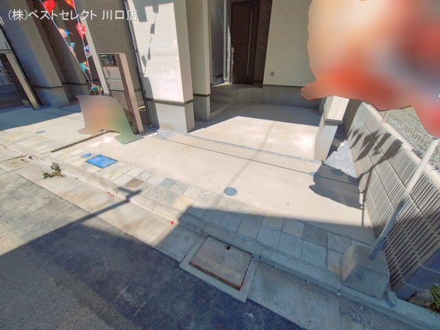 埼玉県蕨市中央7丁目の新築戸建て完成写真 2026年4月7日撮影