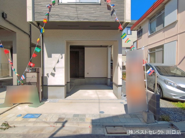 埼玉県蕨市中央7丁目の新築戸建て完成写真 2026年4月7日撮影