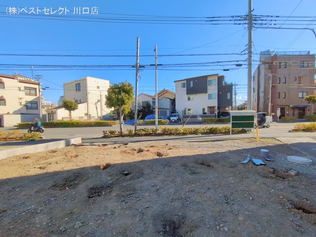 埼玉県蕨市中央3丁目の新築戸建て更地・土地写真 2026年1月22日撮影