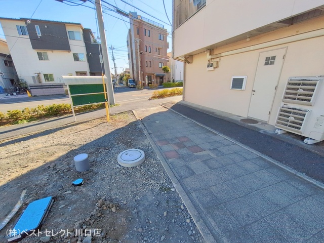 埼玉県蕨市中央3丁目の新築戸建て更地・土地写真 2026年1月22日撮影