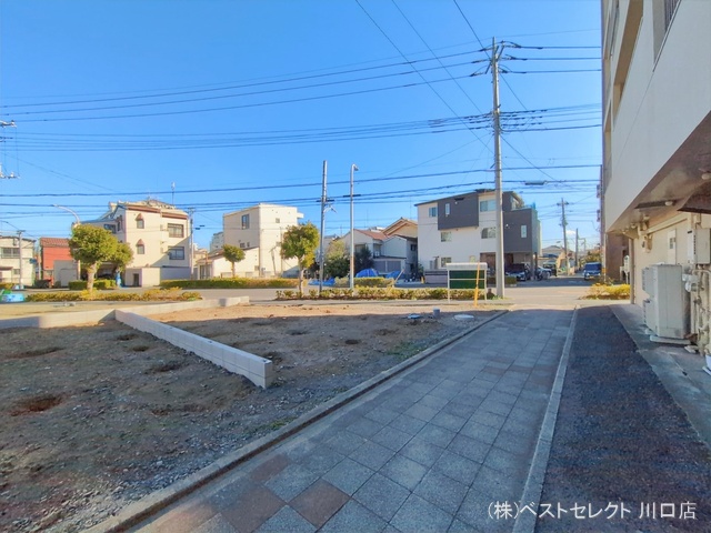 埼玉県蕨市中央3丁目の新築戸建て更地・土地写真 2026年1月22日撮影