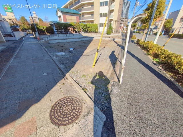 埼玉県蕨市中央3丁目の新築戸建て更地・土地写真 2026年1月22日撮影