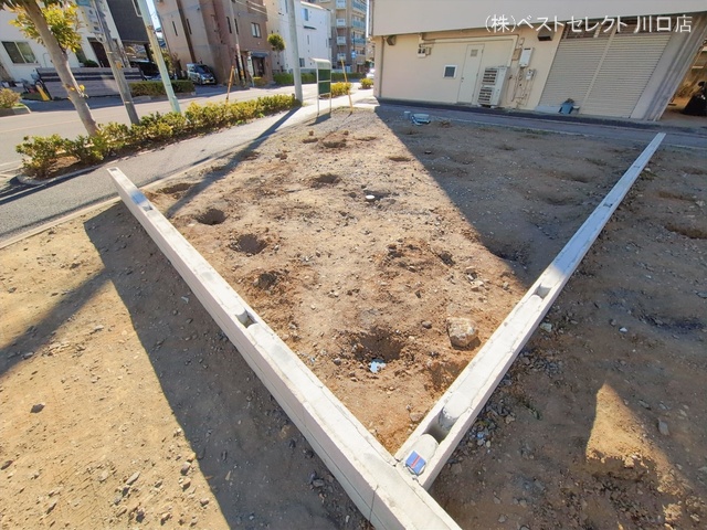 埼玉県蕨市中央3丁目の新築戸建て更地・土地写真 2026年1月22日撮影