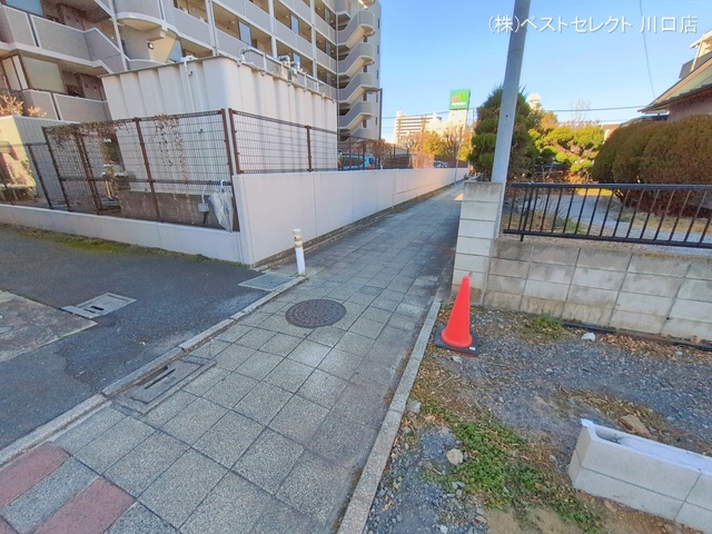 埼玉県蕨市中央３丁目の新築戸建て更地・土地写真 2026年1月22日撮影
