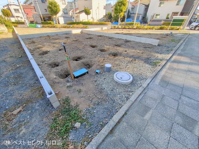 埼玉県蕨市中央３丁目の新築戸建て更地・土地写真 2026年1月22日撮影