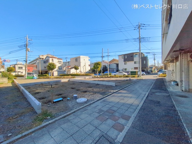 埼玉県蕨市中央３丁目の新築戸建て更地・土地写真 2026年1月22日撮影