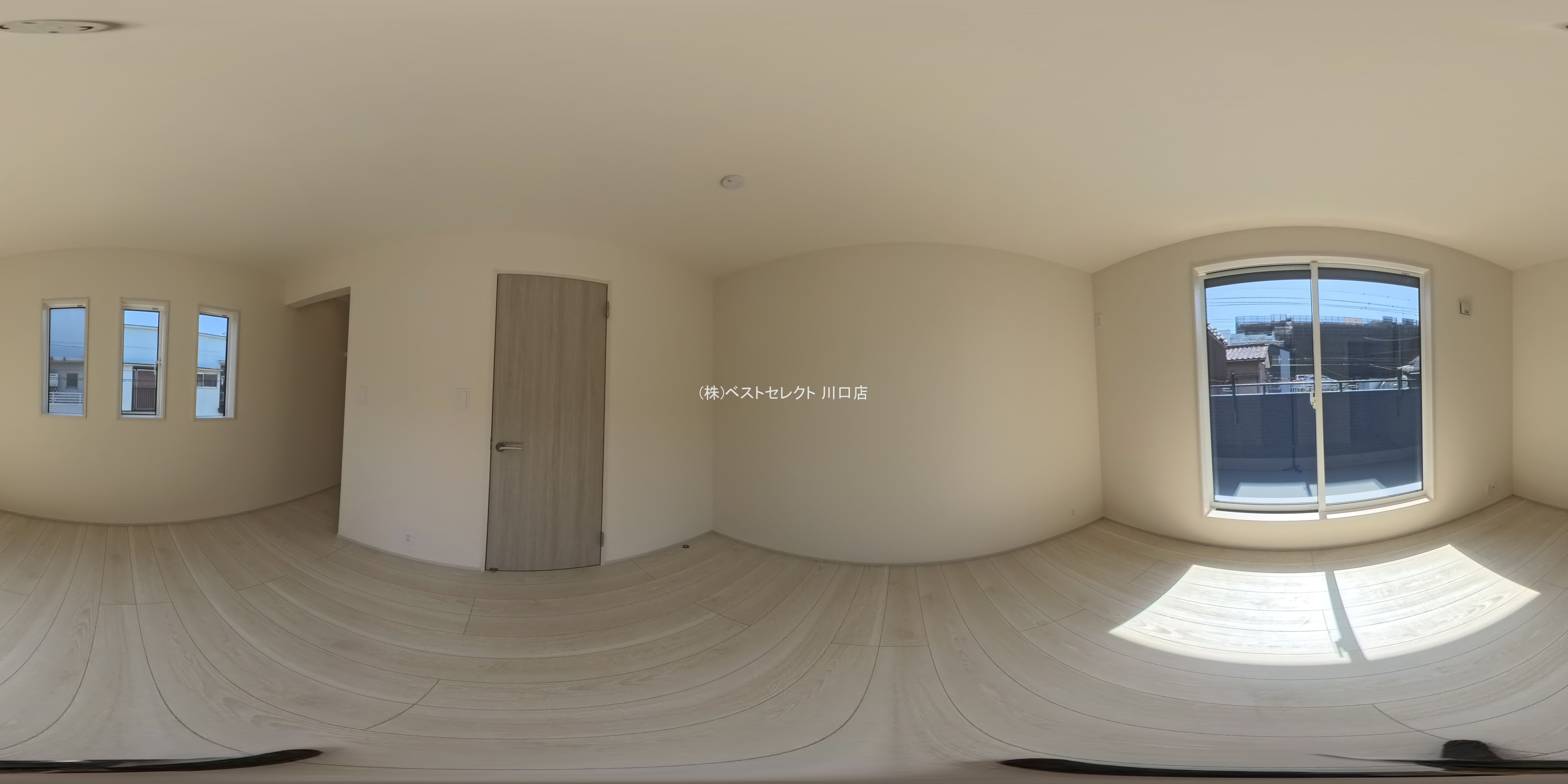 埼玉県川口市前川４丁目の新築戸建てパノラマ（居室メイン）写真 2026年3月4日撮影