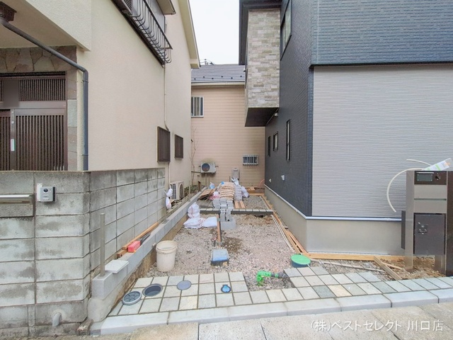 埼玉県川口市前川4丁目の新築戸建て外構写真 2026年1月27日撮影