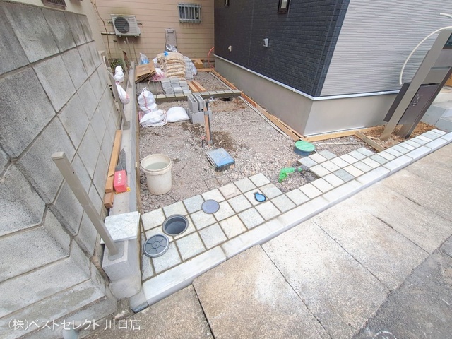 埼玉県川口市前川4丁目の新築戸建て外構写真 2026年1月27日撮影