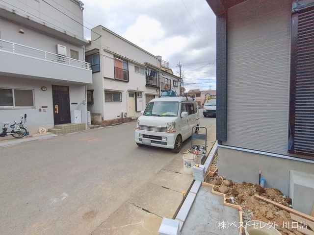 埼玉県川口市前川4丁目の新築戸建て外構写真 2026年1月27日撮影