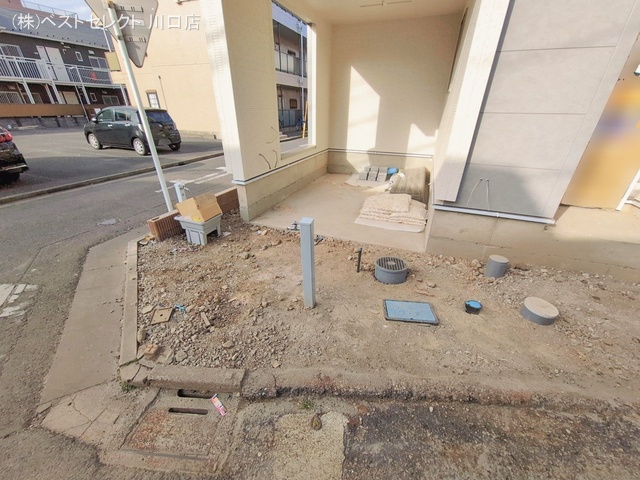 埼玉県戸田市喜沢２丁目の新築戸建て外構写真 2026年1月27日撮影