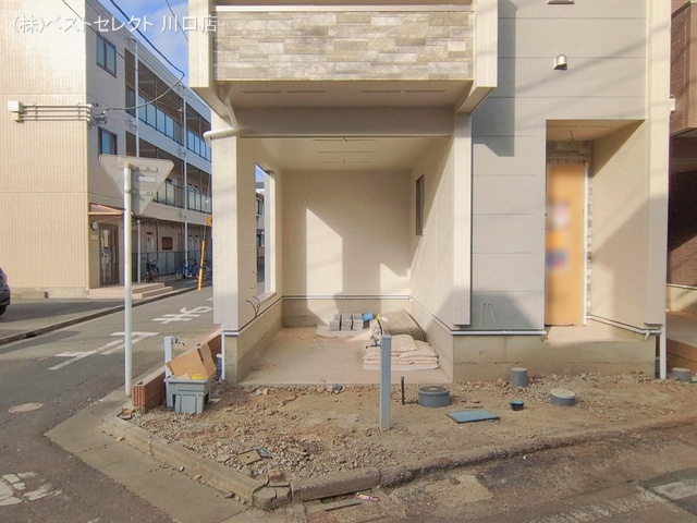 埼玉県戸田市喜沢２丁目の新築戸建て外構写真 2026年1月27日撮影