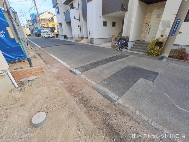 埼玉県戸田市喜沢２丁目の新築戸建て外構写真 2026年1月27日撮影