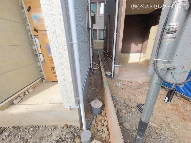 埼玉県戸田市喜沢２丁目の新築戸建て外構写真 2026年1月27日撮影