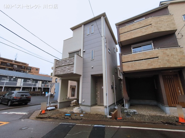 埼玉県戸田市喜沢２丁目の新築戸建て外構写真 2026年3月3日撮影