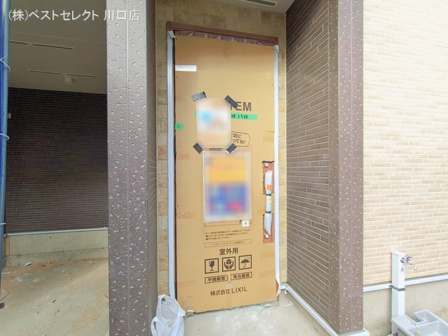 埼玉県戸田市喜沢２丁目の新築戸建て外構写真 2026年1月27日撮影