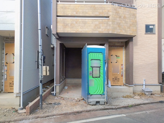 埼玉県戸田市喜沢２丁目の新築戸建て外構写真 2026年1月27日撮影