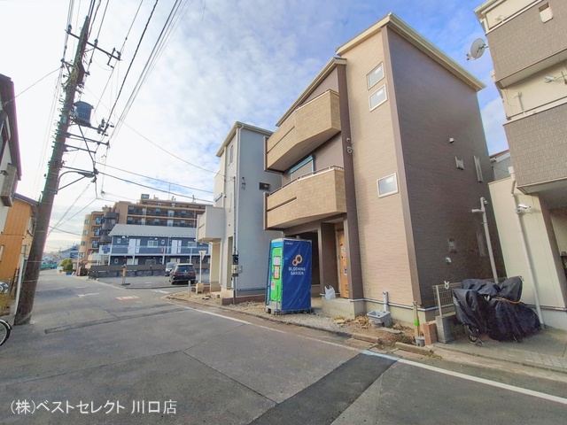 埼玉県戸田市喜沢２丁目の新築戸建て外構写真 2026年1月27日撮影