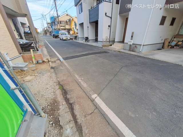 埼玉県戸田市喜沢２丁目の新築戸建て外構写真 2026年1月27日撮影