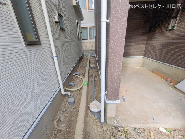 埼玉県戸田市喜沢２丁目の新築戸建て外構写真 2026年1月27日撮影