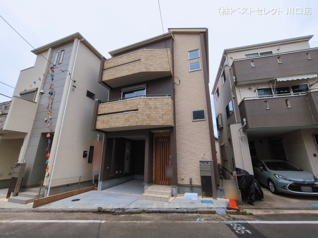 埼玉県戸田市喜沢２丁目の新築戸建て完成写真 2026年3月18日撮影