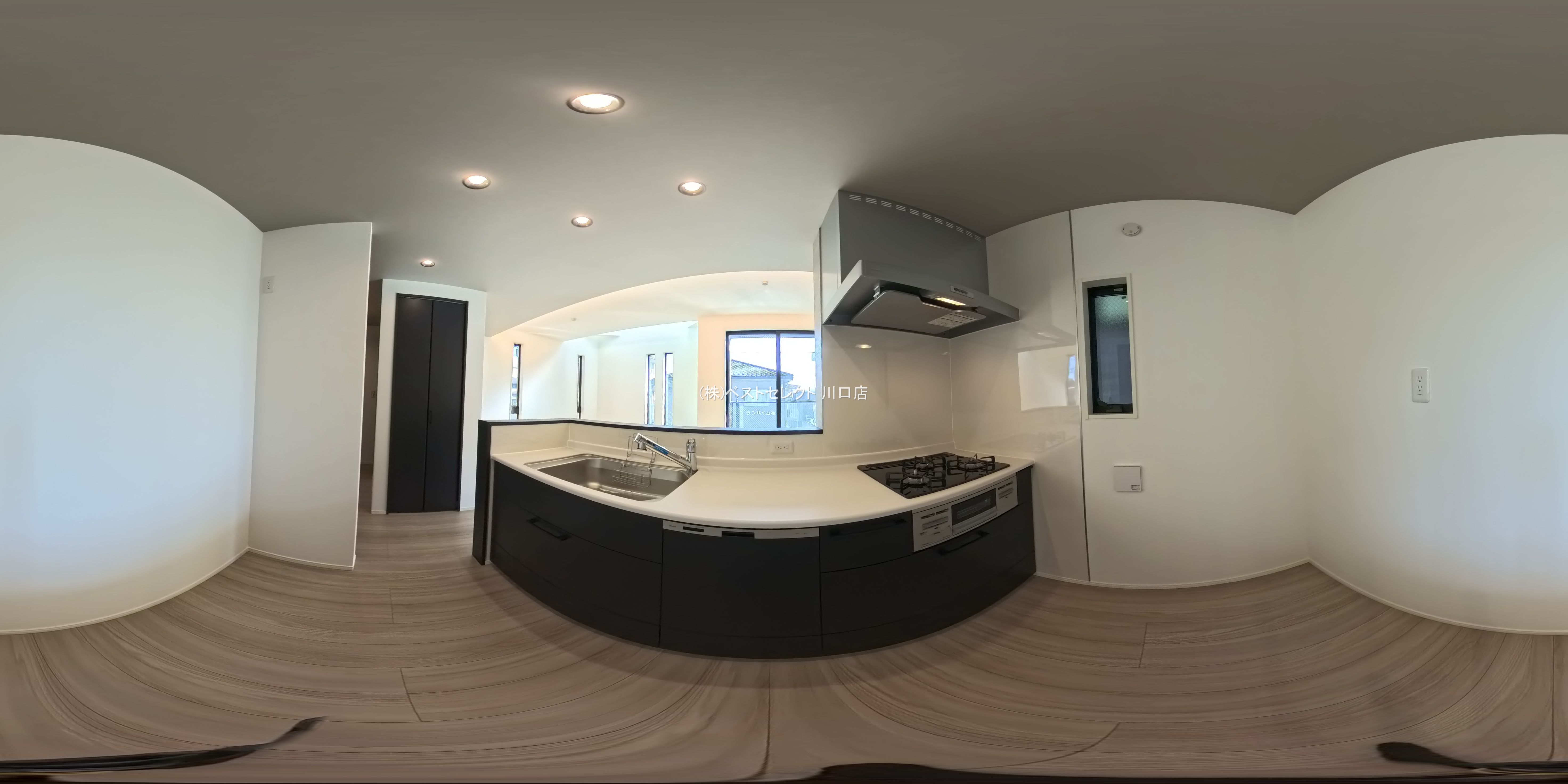 埼玉県戸田市笹目２丁目の新築戸建てパノラマ（キッチン）写真 2026年3月11日撮影