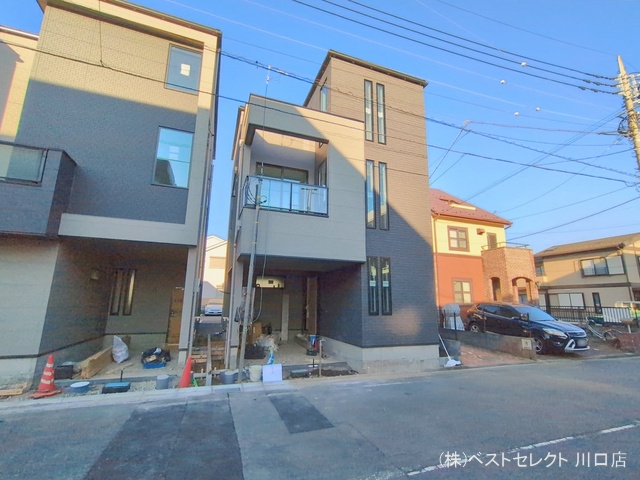 埼玉県戸田市笹目２丁目の新築戸建て外構写真 2026年2月4日撮影