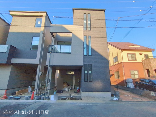 埼玉県戸田市笹目２丁目の新築戸建て外構写真 2026年2月4日撮影