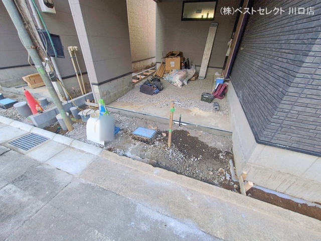 埼玉県戸田市笹目２丁目の新築戸建て外構写真 2026年2月4日撮影