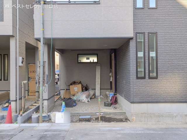 埼玉県戸田市笹目２丁目の新築戸建て外構写真 2026年2月4日撮影