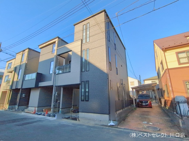 埼玉県戸田市笹目２丁目の新築戸建て外構写真 2026年2月4日撮影