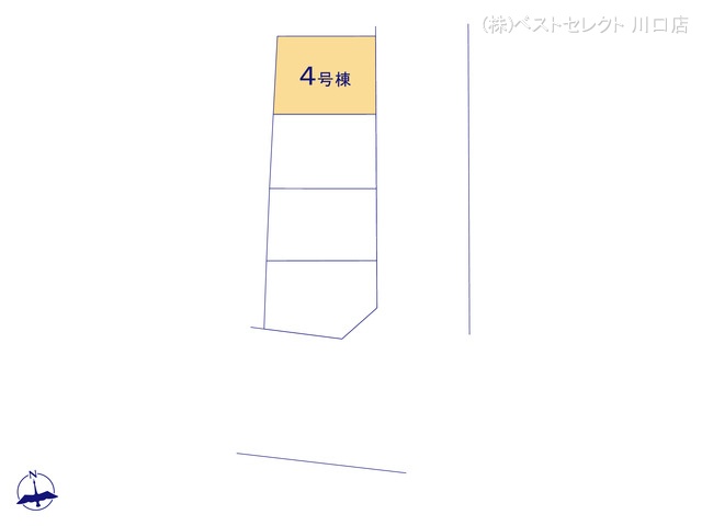 埼玉県戸田市笹目２丁目の新築戸建て全体区画図 ※図面と異なる場合は現況を優先