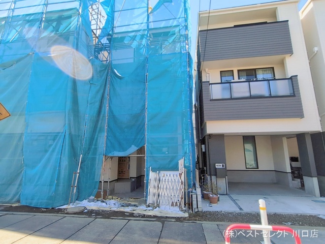 埼玉県戸田市美女木４丁目の新築戸建てシート写真 2026年2月8日撮影