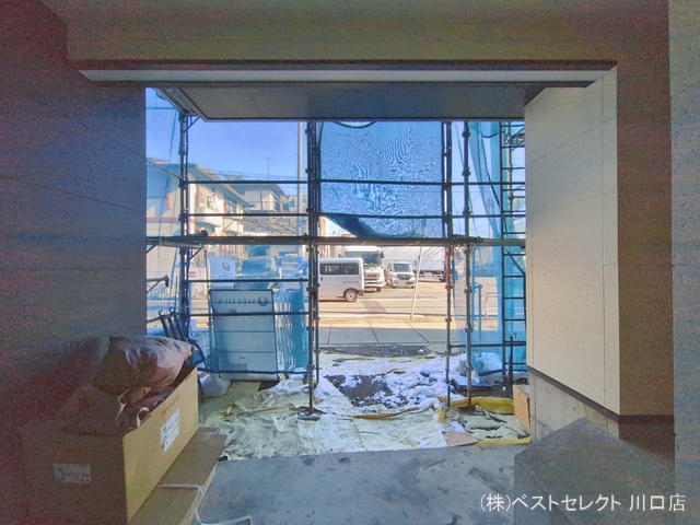 埼玉県戸田市美女木４丁目の新築戸建てシート写真 2026年2月8日撮影