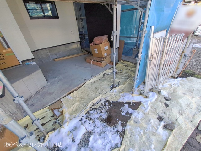 埼玉県戸田市美女木４丁目の新築戸建てシート写真 2026年2月8日撮影