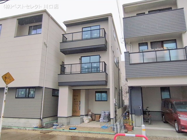 埼玉県戸田市美女木４丁目の新築戸建て外構写真 2026年2月24日撮影