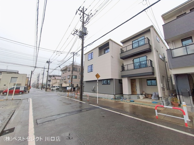 埼玉県戸田市美女木４丁目の新築戸建て外構写真 2026年2月24日撮影