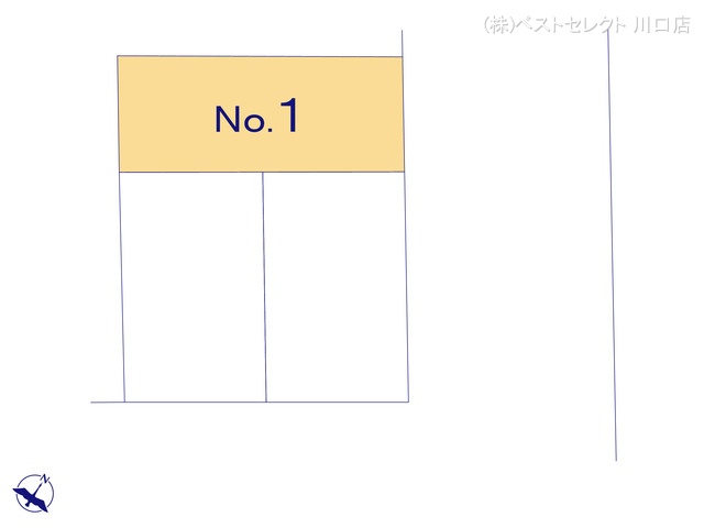 埼玉県戸田市美女木４丁目の新築戸建て全体区画図 ※図面と異なる場合は現況を優先