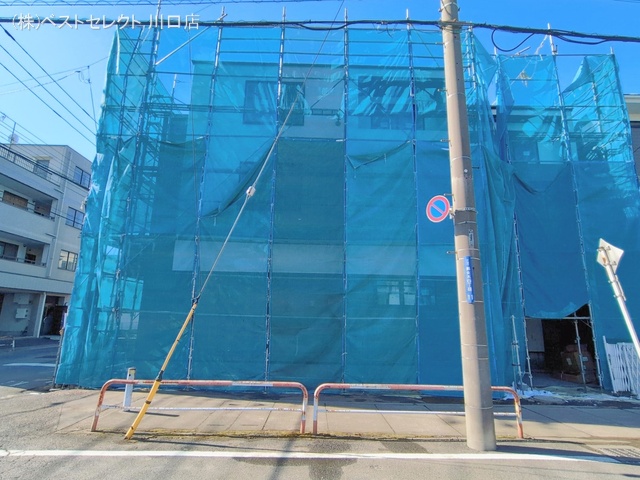 埼玉県戸田市美女木４丁目の新築戸建てシート写真 2026年2月8日撮影