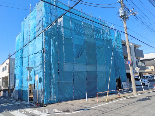 埼玉県戸田市美女木４丁目の新築戸建てシート写真 2026年2月8日撮影