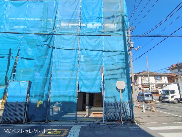 埼玉県戸田市美女木４丁目の新築戸建てシート写真 2026年2月8日撮影