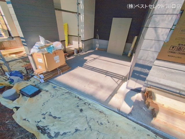 埼玉県戸田市美女木４丁目の新築戸建てシート写真 2026年2月8日撮影