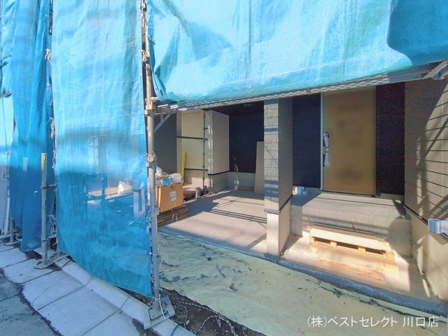 埼玉県戸田市美女木４丁目の新築戸建てシート写真 2026年2月8日撮影