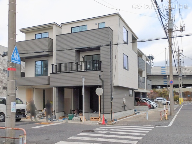 埼玉県戸田市美女木４丁目の新築戸建て外構写真 2026年2月23日撮影