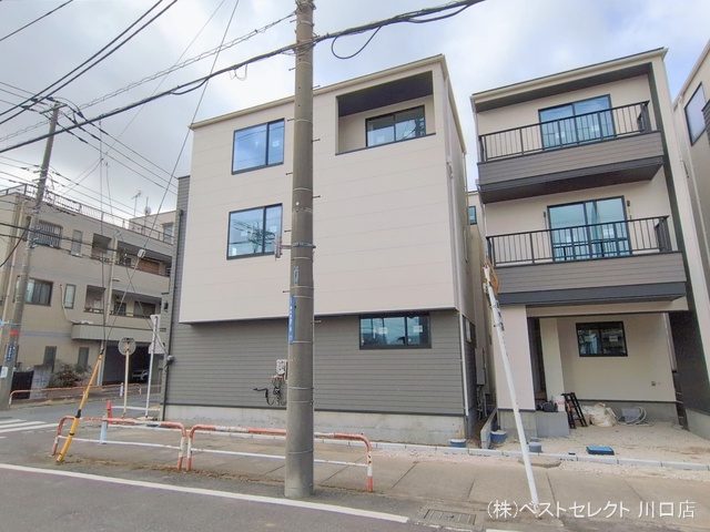 埼玉県戸田市美女木４丁目の新築戸建て外構写真 2026年2月23日撮影