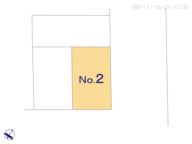 埼玉県戸田市美女木４丁目の新築戸建て全体区画図 ※図面と異なる場合は現況を優先
