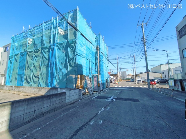 埼玉県戸田市美女木４丁目の新築戸建てシート写真 2026年2月8日撮影