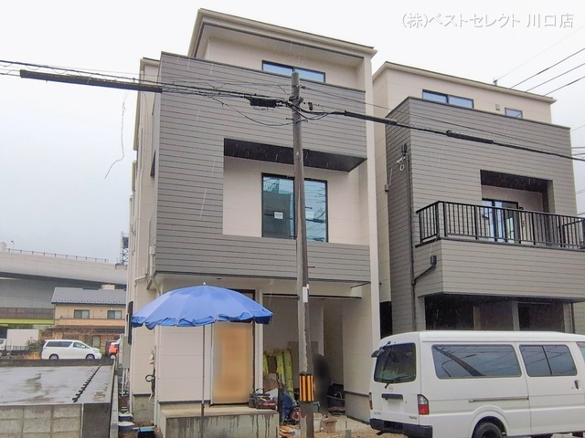 埼玉県戸田市美女木４丁目の新築戸建て外構写真 2026年2月24日撮影