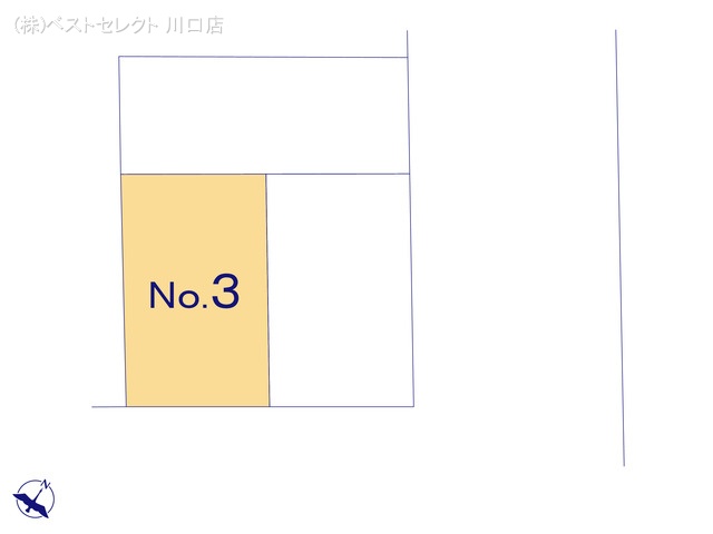 埼玉県戸田市美女木４丁目の新築戸建て全体区画図 ※図面と異なる場合は現況を優先