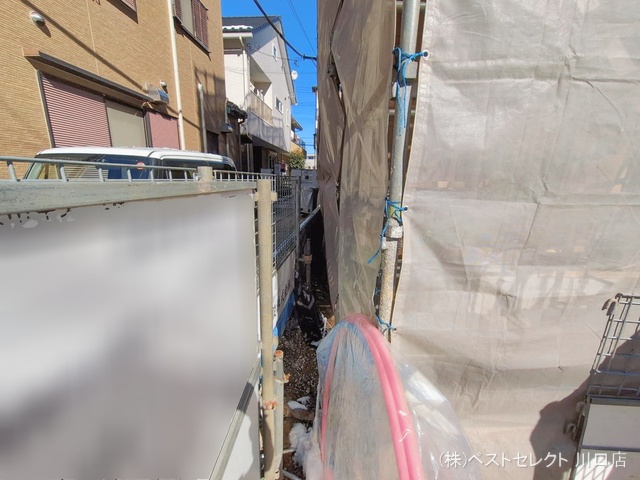 埼玉県蕨市中央７丁目の新築戸建て上棟写真 2026年2月8日撮影